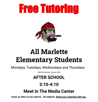 Free tutoring at the Elementary School