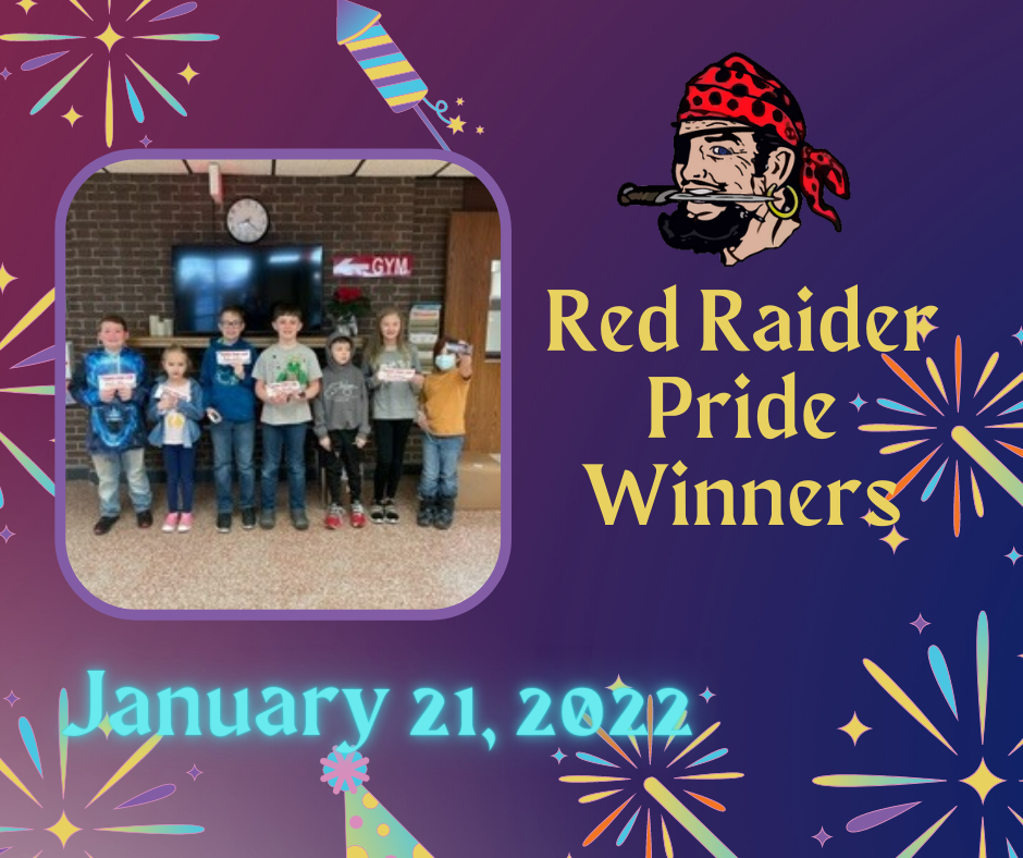 January 21, 2022 Red Raider Pride Winners