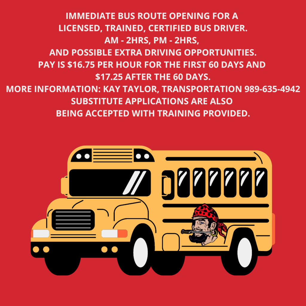 Bus driver opportunity